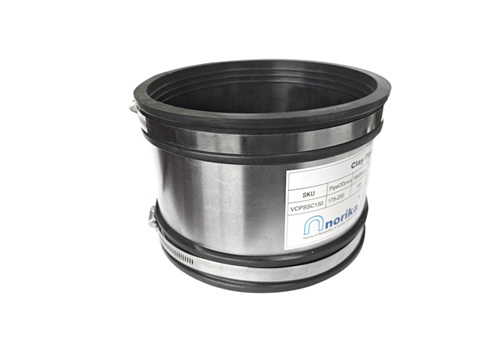 Gandingan Flexseal Gred SS316L untuk Paip Tanah Liat Vitrifikasi